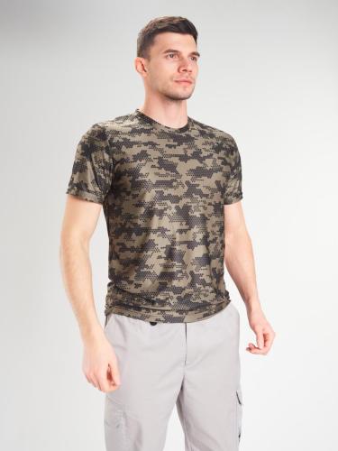 Футболка влагоотводящая C-5597, оливковый, соты