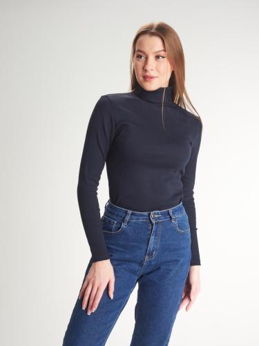 Водолазка женская C-4096, т-синий