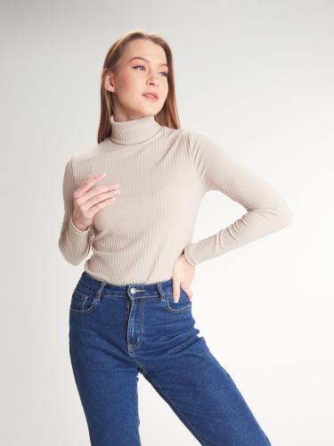 Водолазка женская C-4097, бежевый