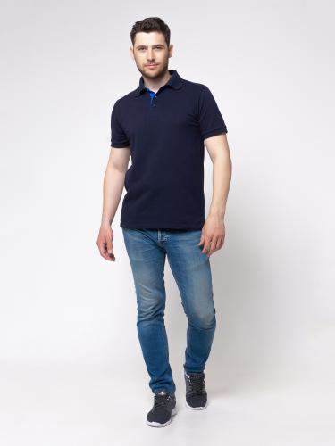 Рубашка-поло С-55146, темно-синий