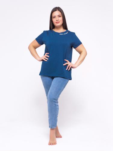 Футболка женская С-40422, темно-синий