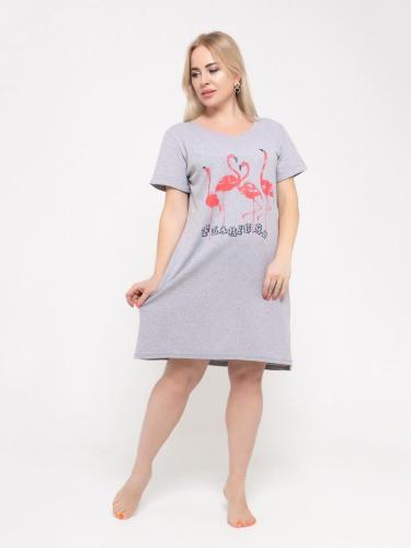 Туника женская С-40115, серый меланж